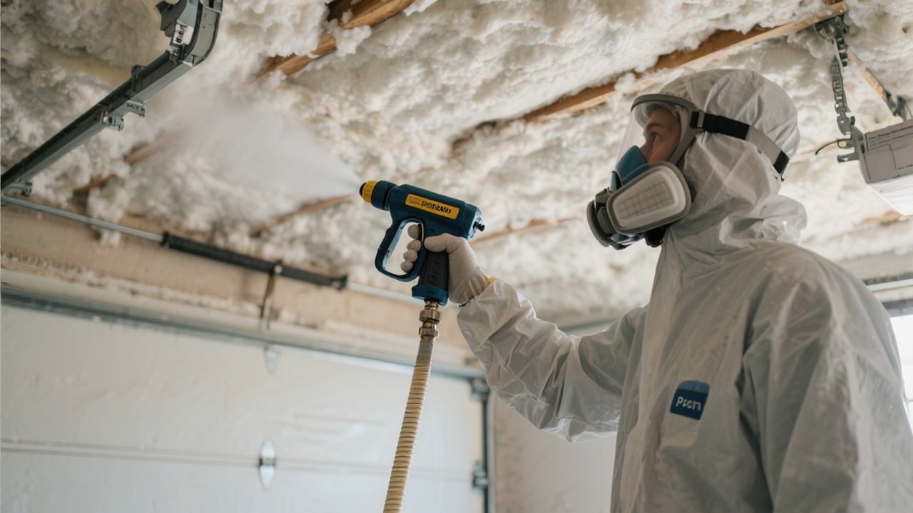 Spray Foam Worker