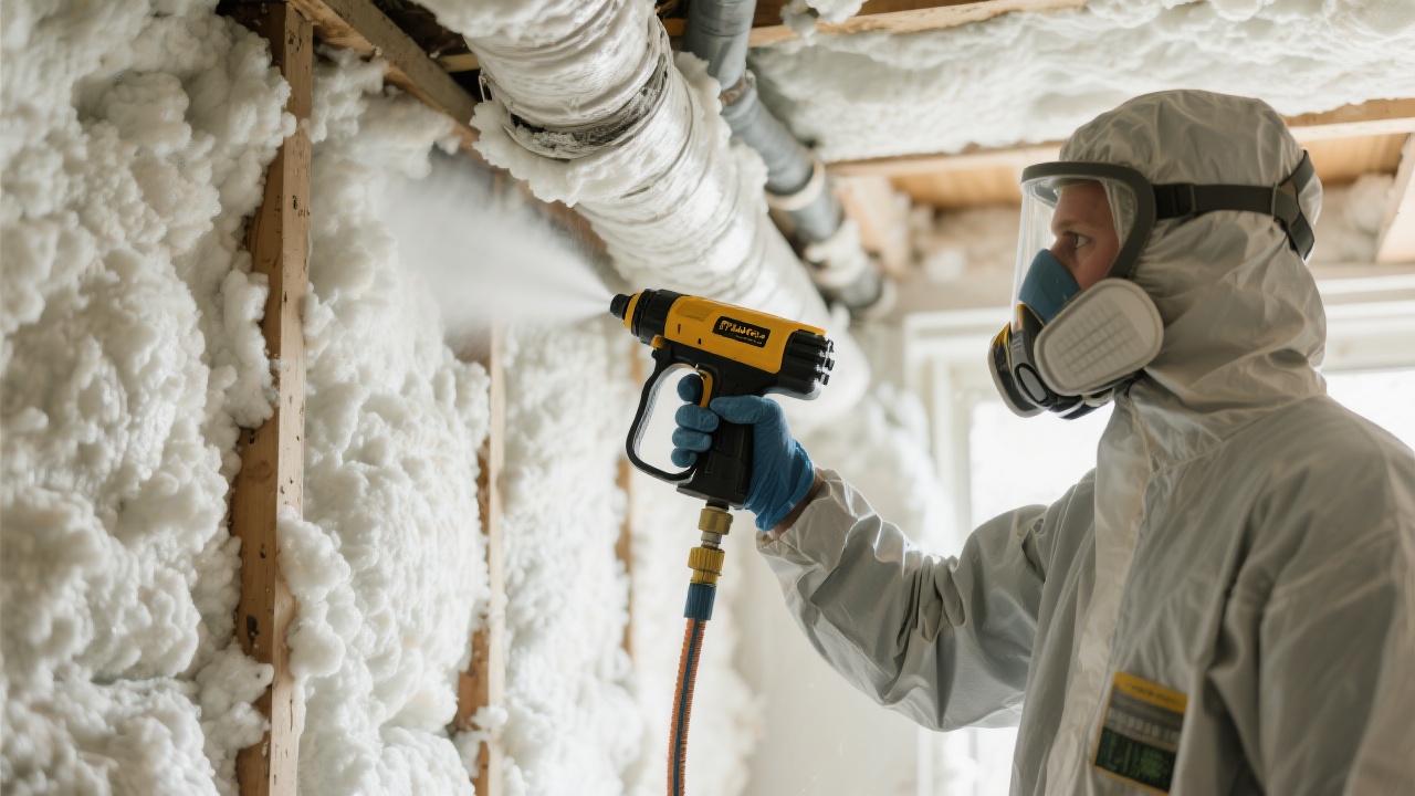 Spray Foam Worker
