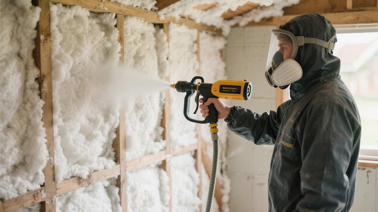 Spray Foam Worker