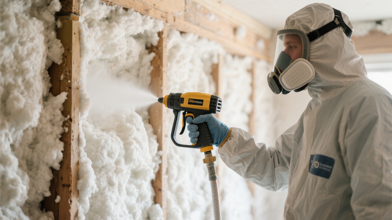 Spray Foam Worker