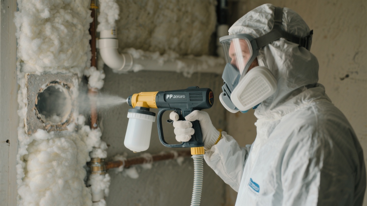 Spray Foam Worker