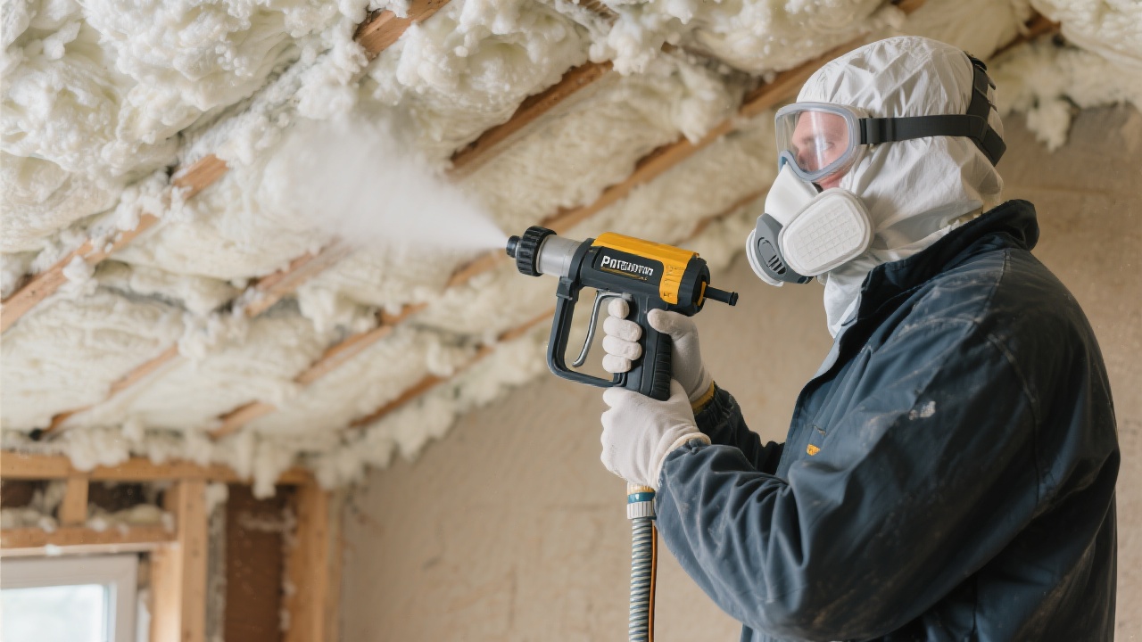 Spray Foam Worker
