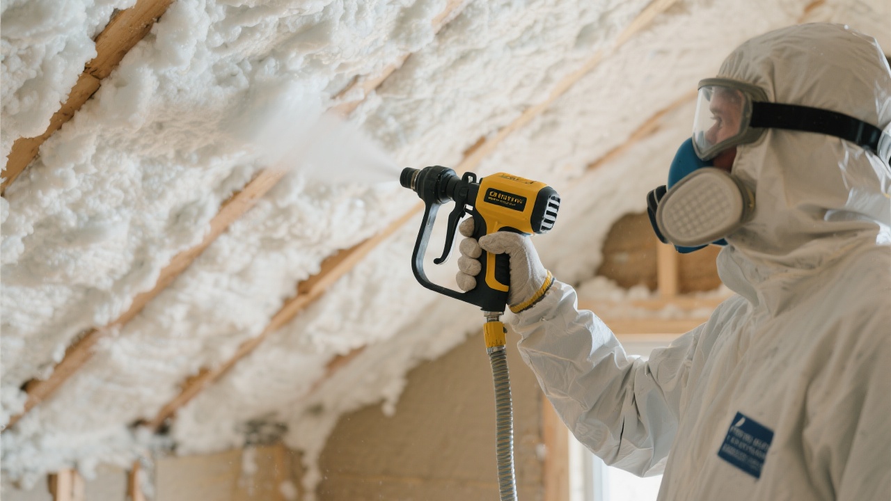 Spray Foam Worker