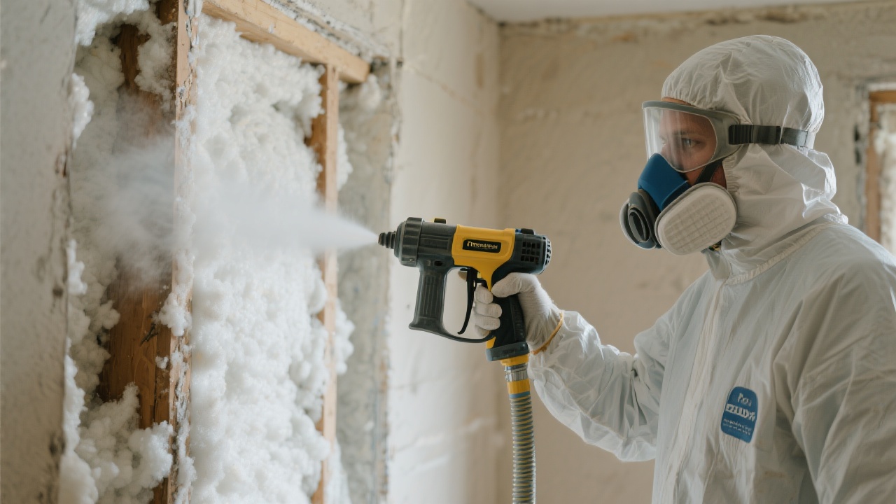 Spray Foam Worker
