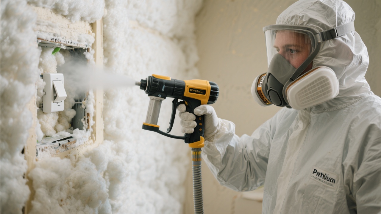 Spray Foam Worker