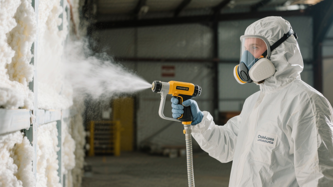 Spray Foam Worker
