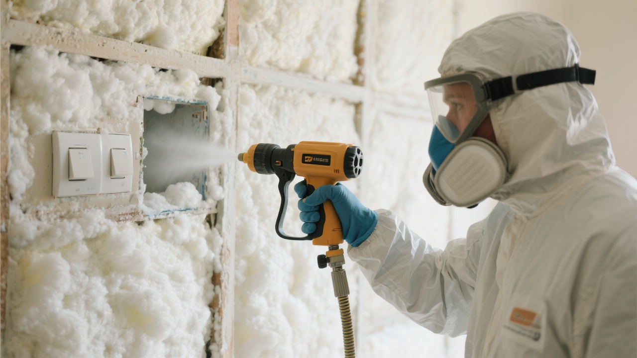 Spray Foam Worker