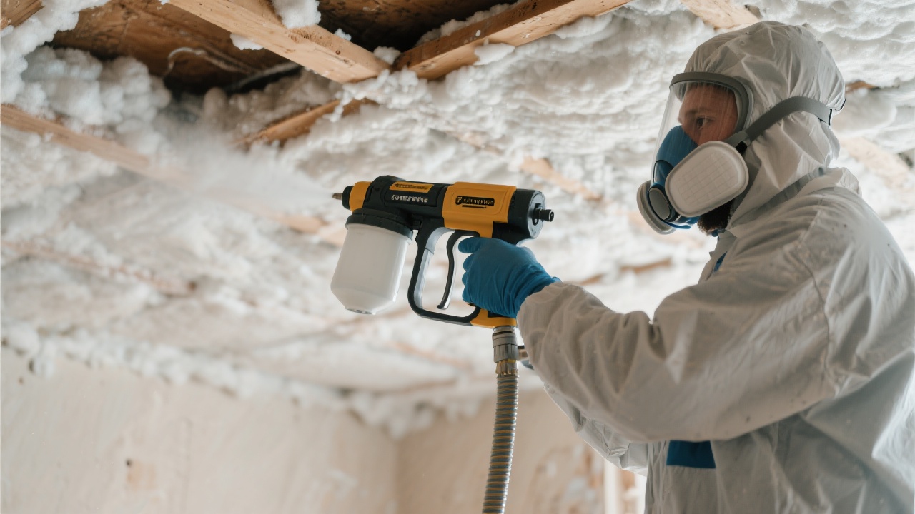 Spray Foam Worker