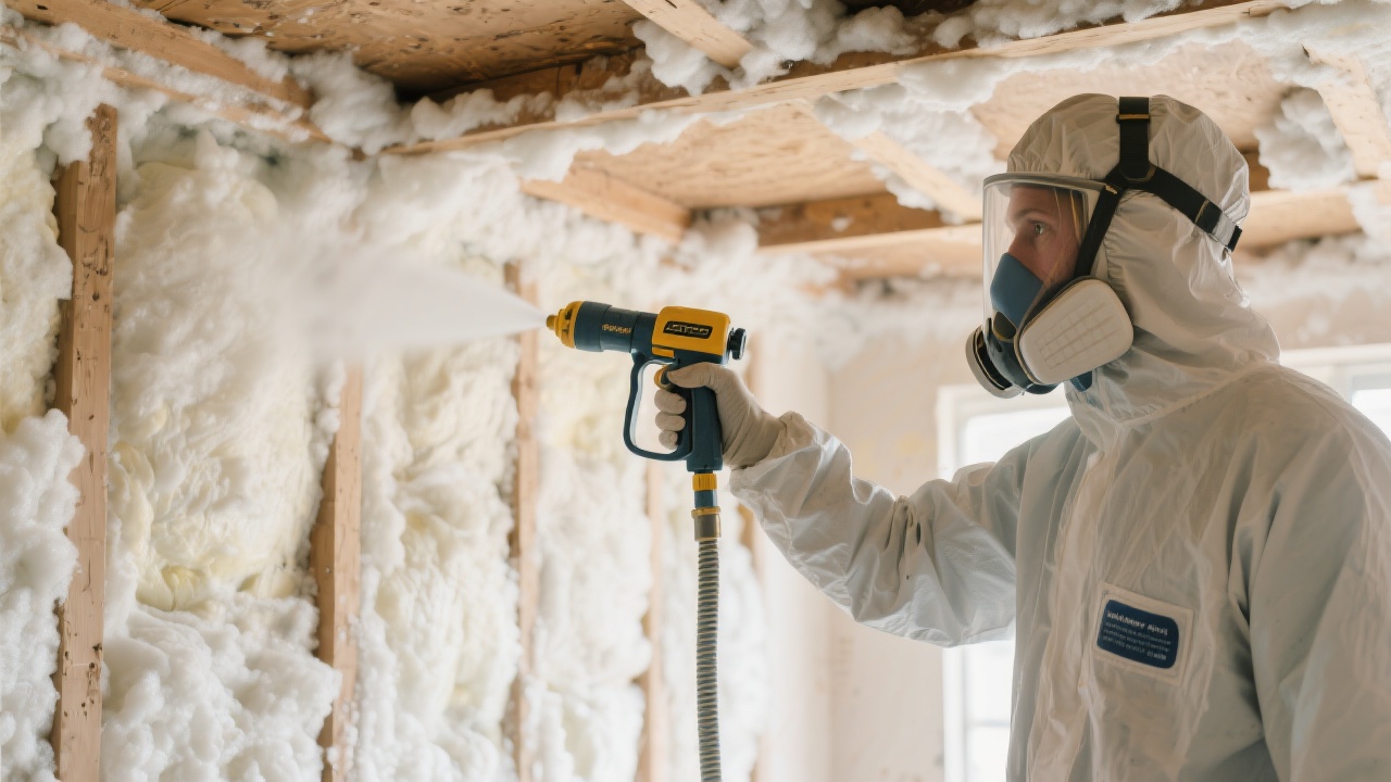 Spray Foam Worker