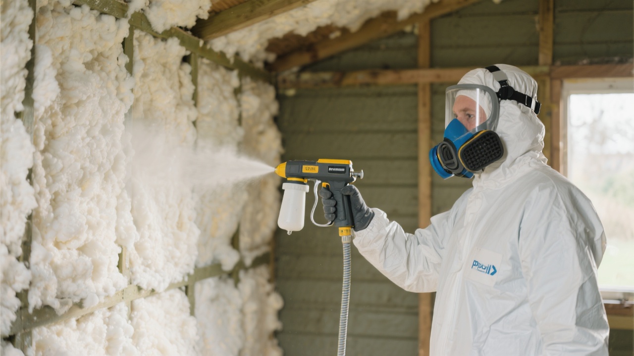Spray Foam Worker