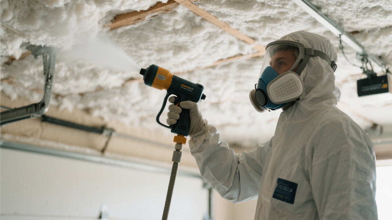 Spray Foam Worker