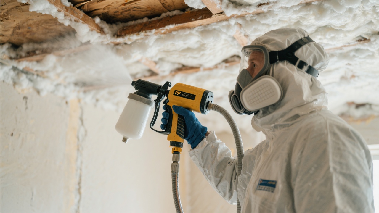 Spray Foam Worker