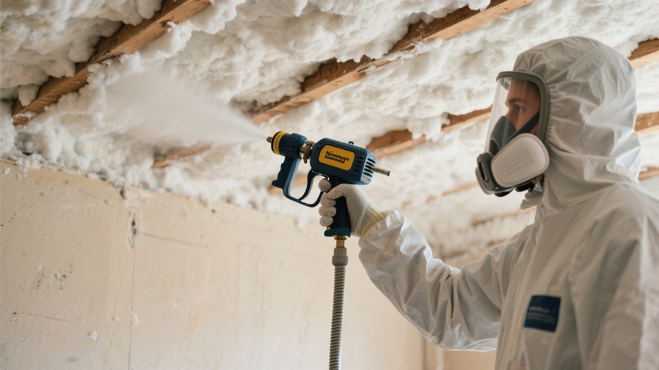 Spray Foam Worker