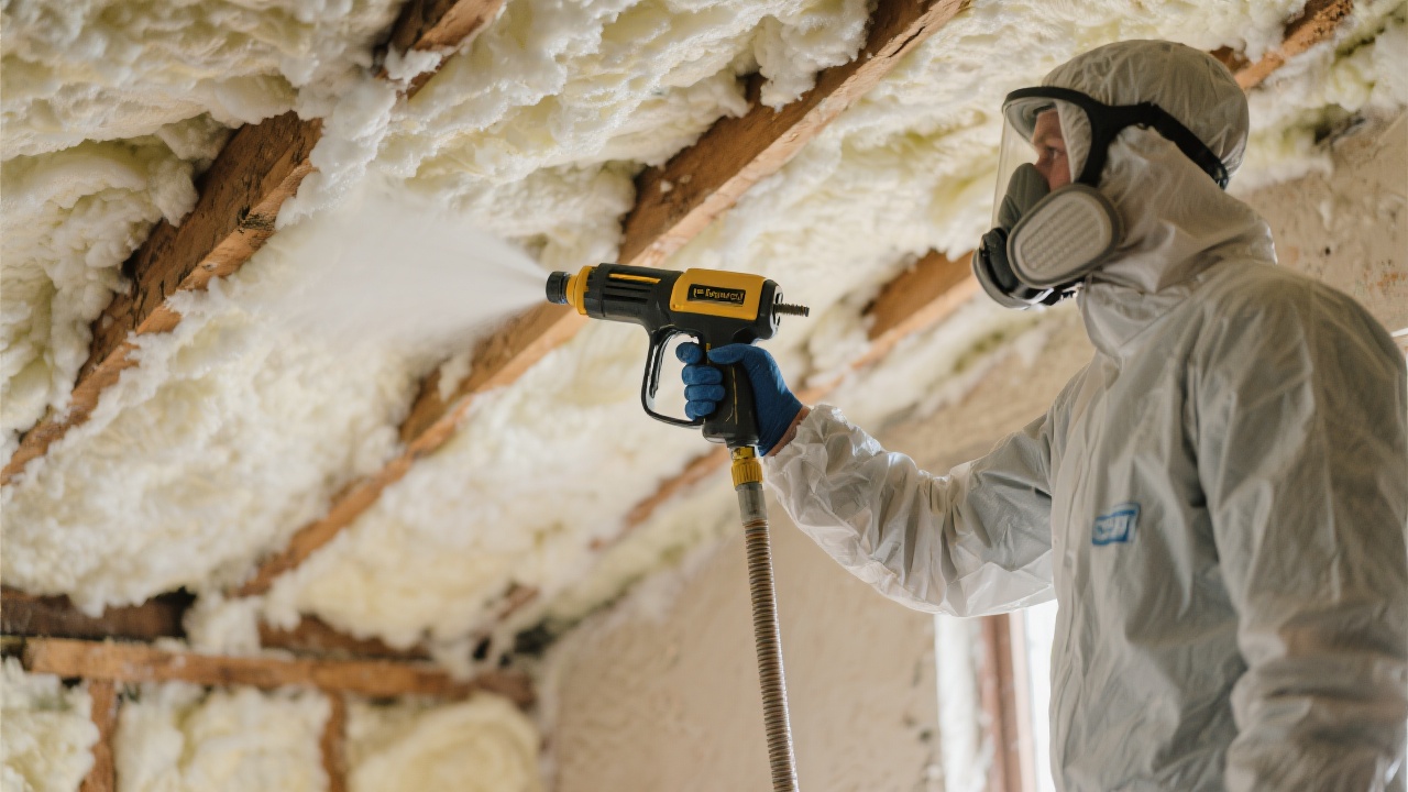 Spray Foam Worker