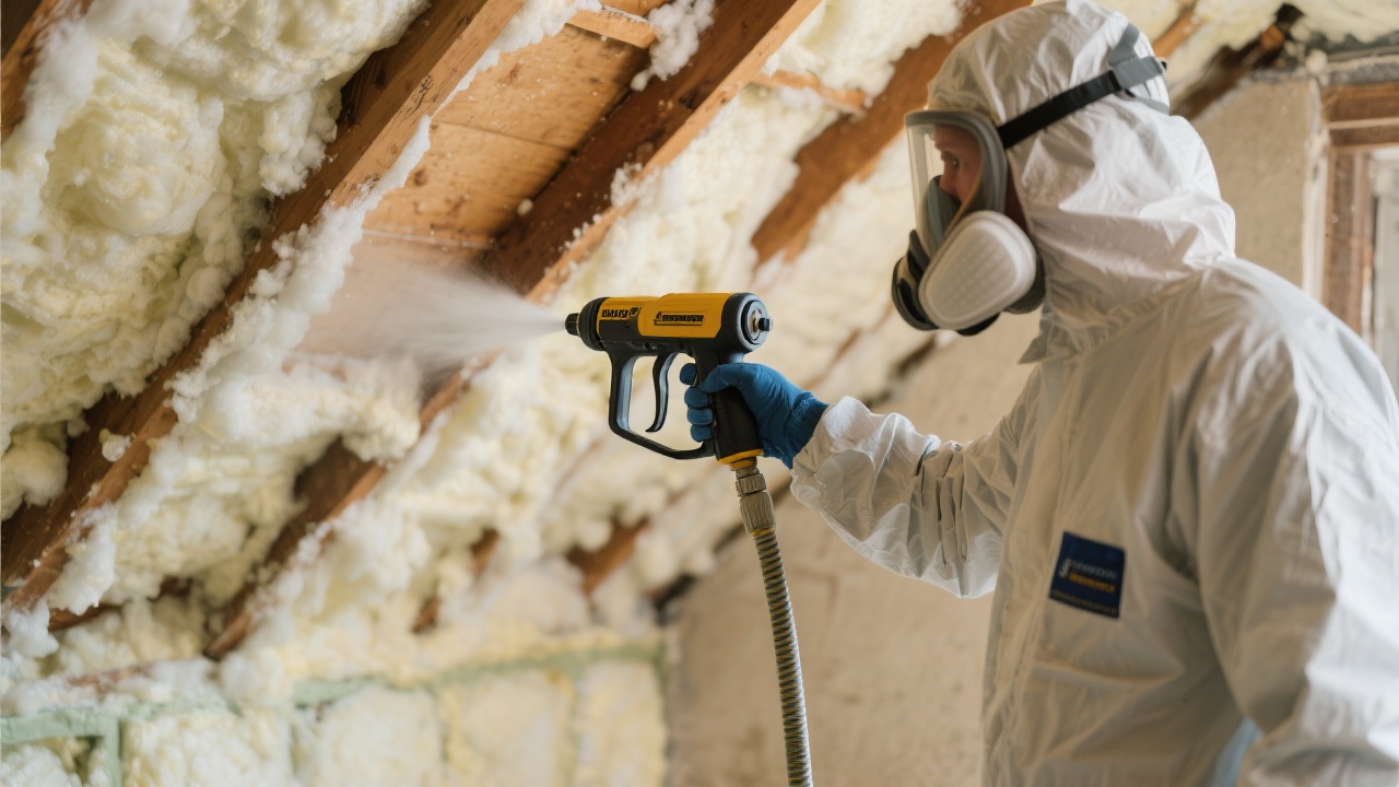 Spray Foam Worker