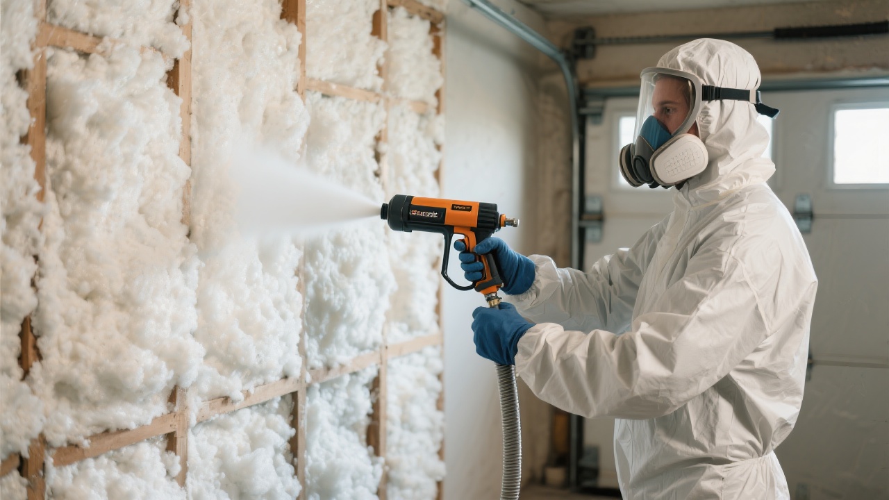 Spray Foam Worker