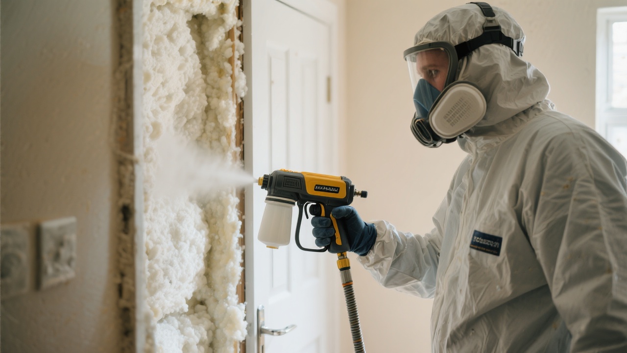 Spray Foam Worker