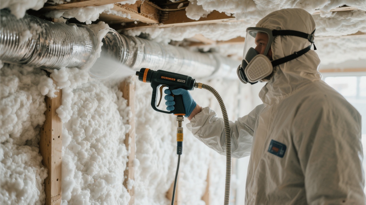Spray Foam Worker