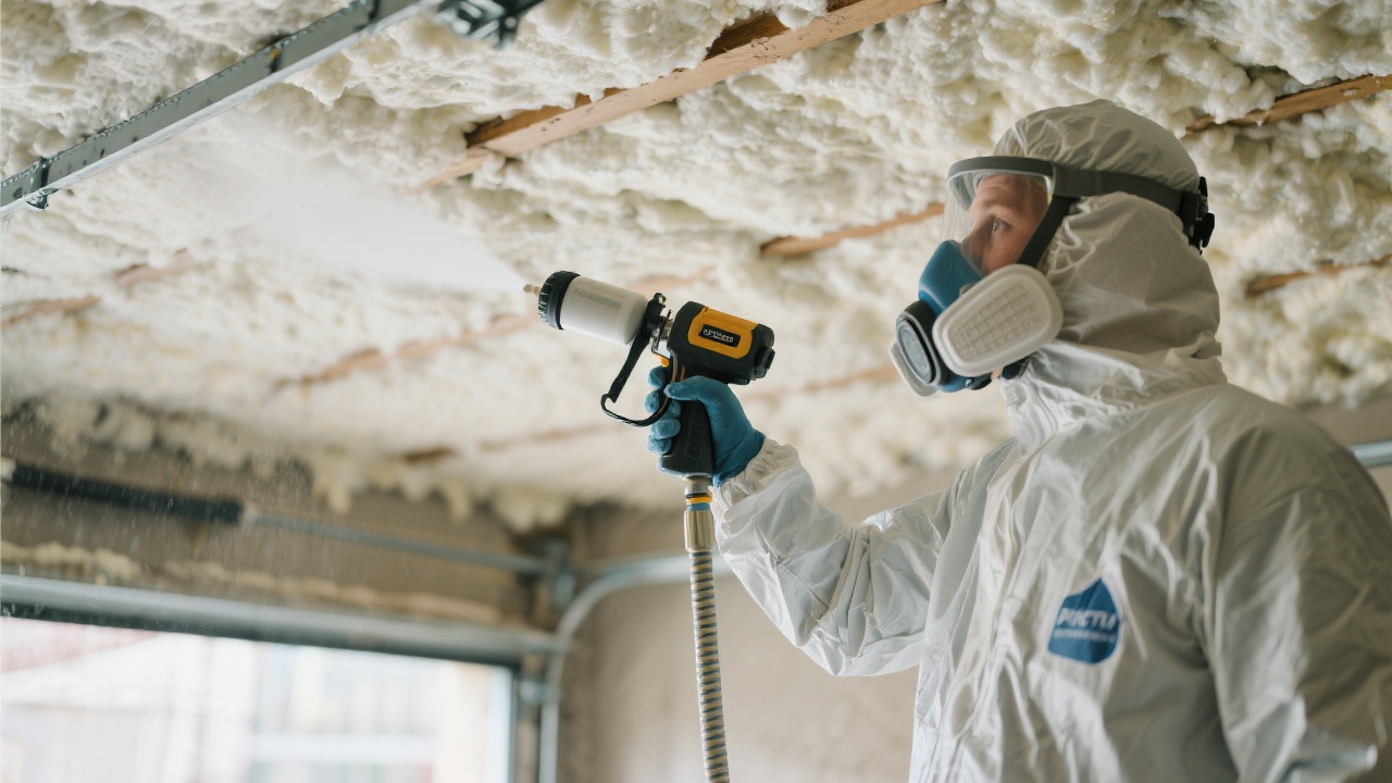 Spray Foam Worker