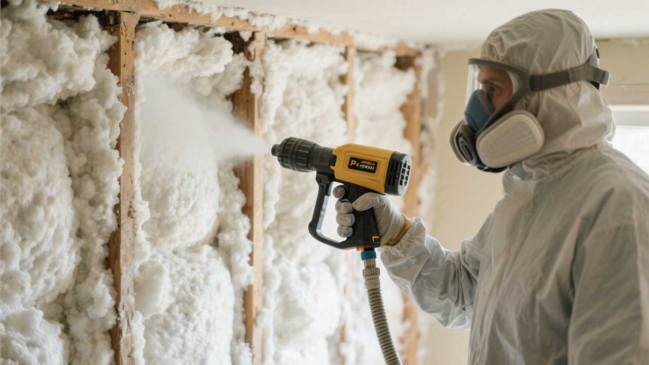 Spray Foam Worker