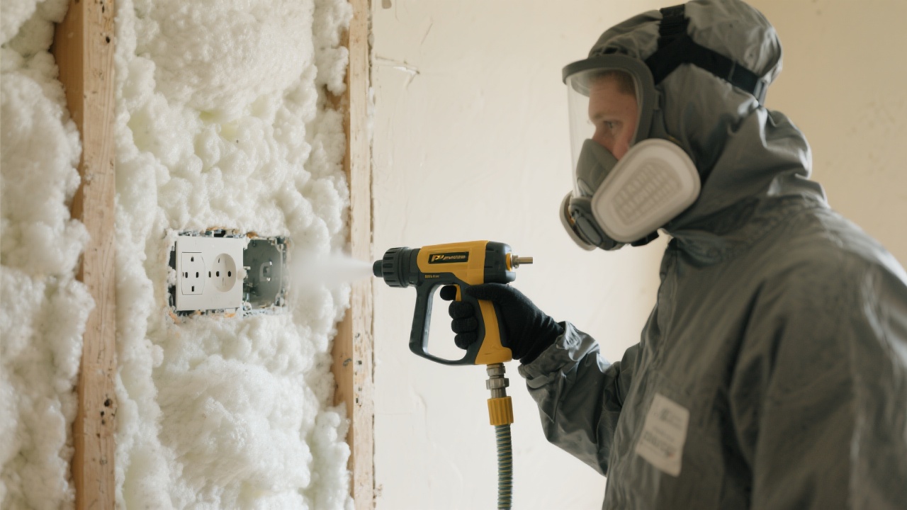 Spray Foam Worker