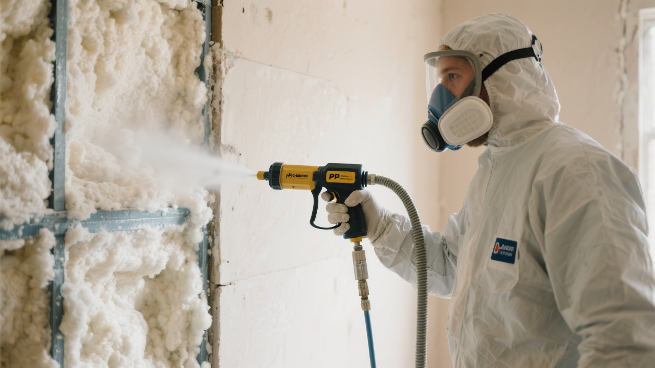 Spray Foam Worker