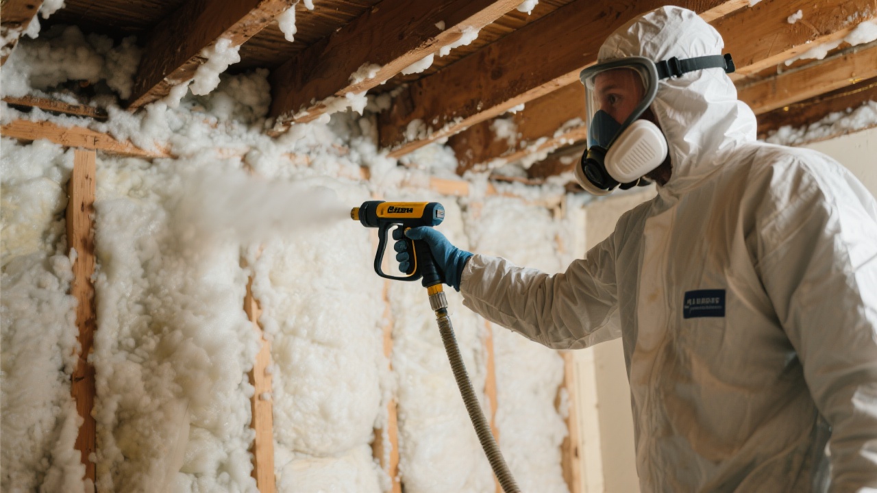 Spray Foam Worker