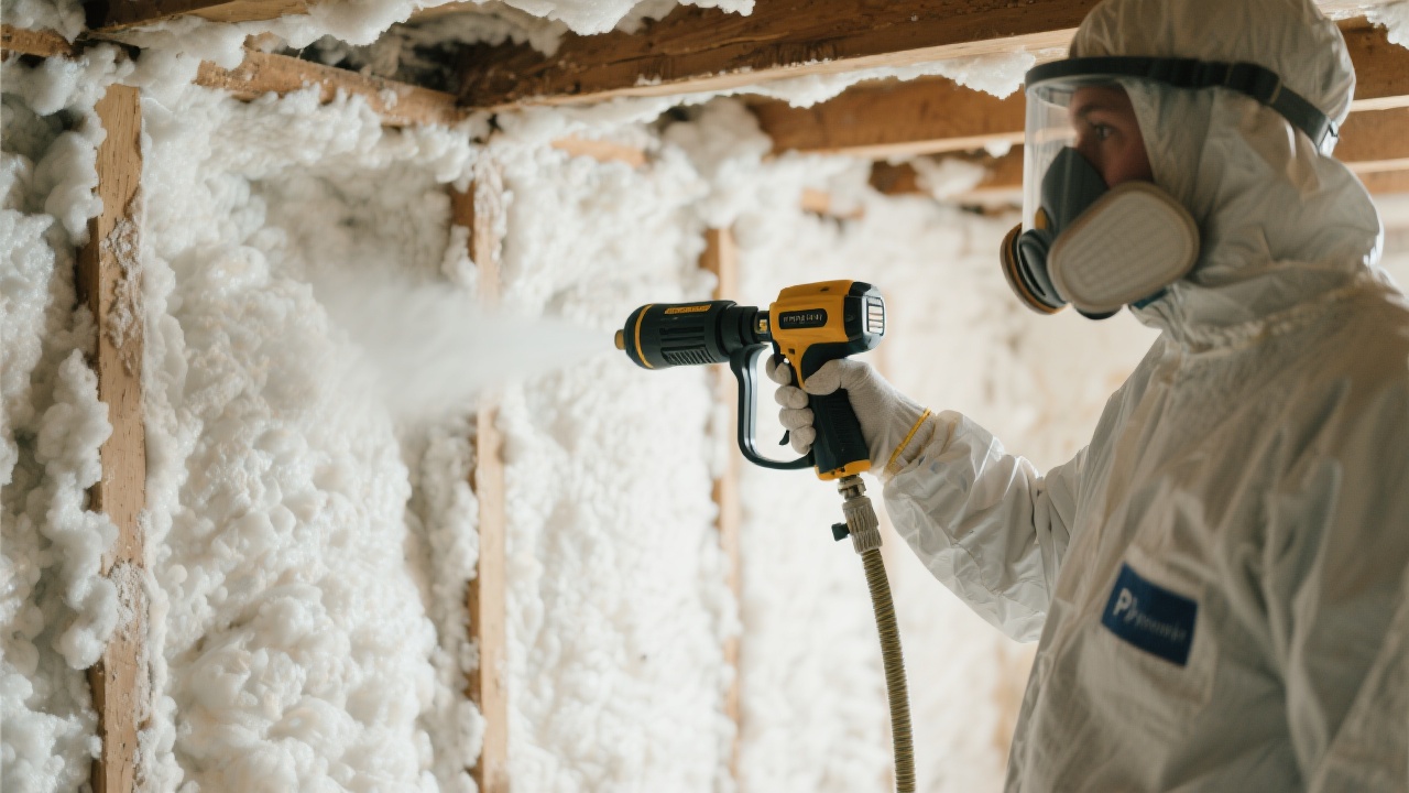 Spray Foam Worker