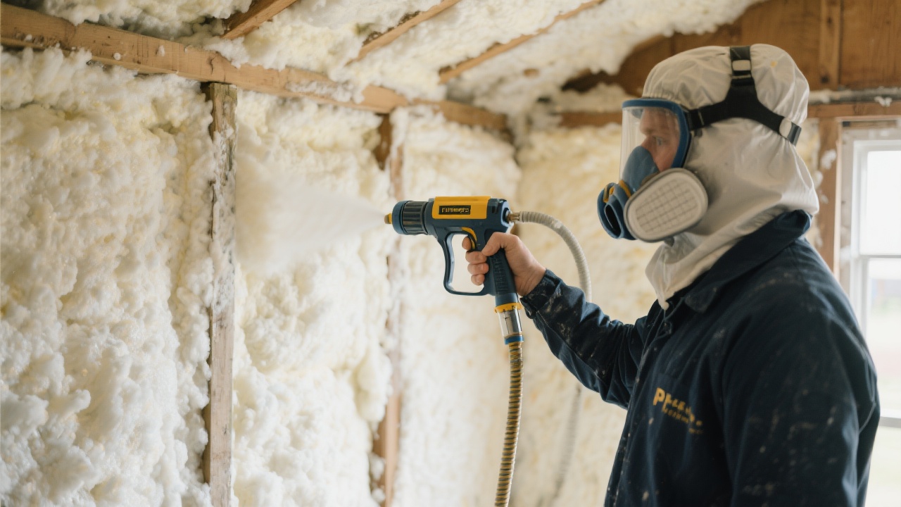 Spray Foam Worker