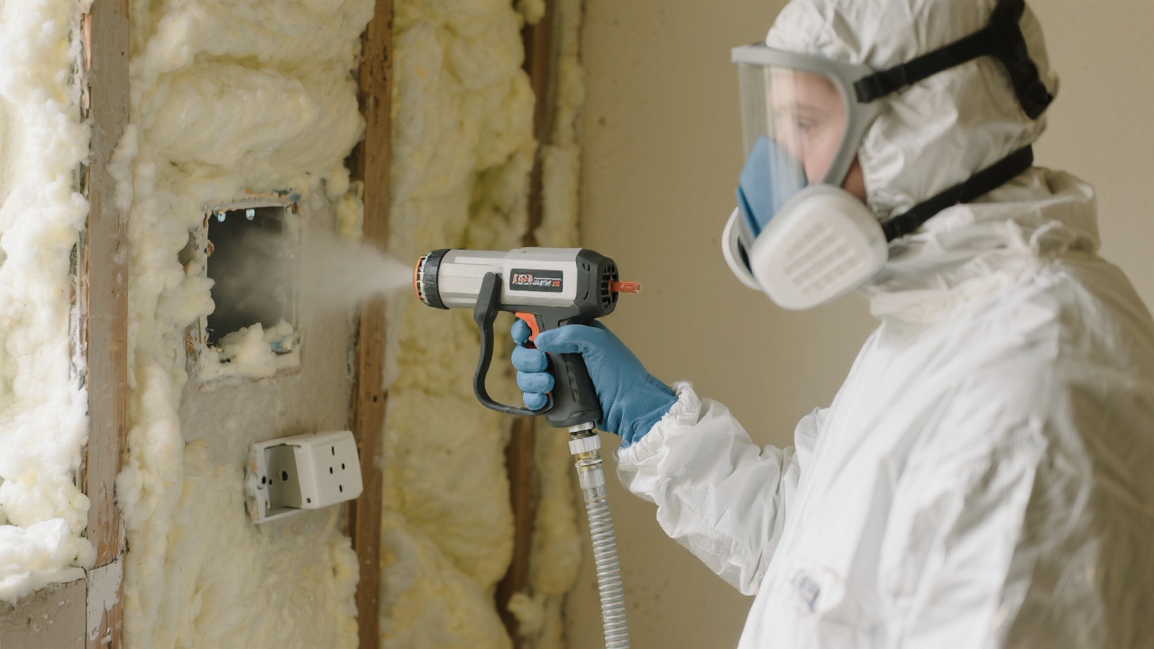 Spray Foam Worker