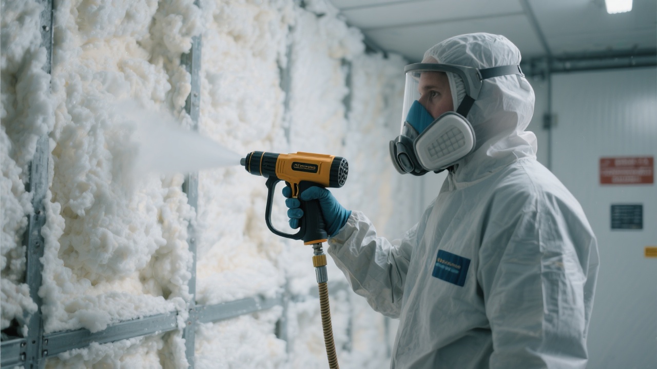 Spray Foam Worker