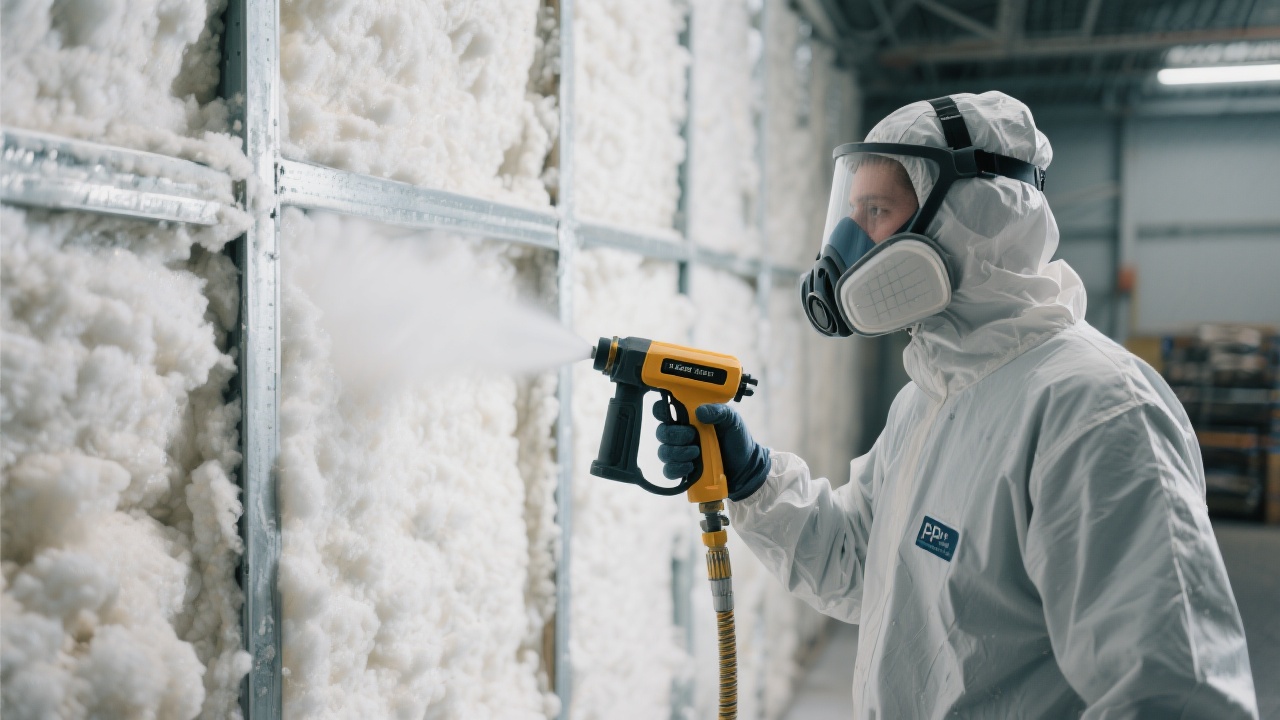 Spray Foam Worker