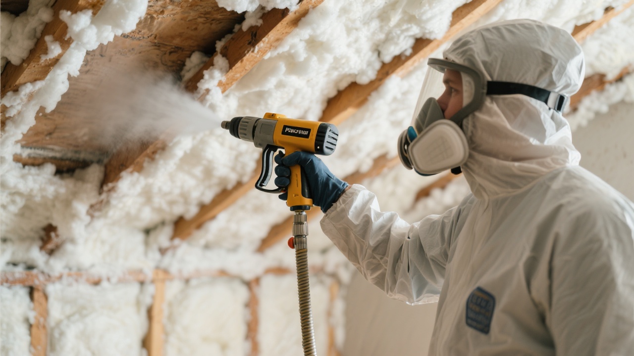 Spray Foam Worker