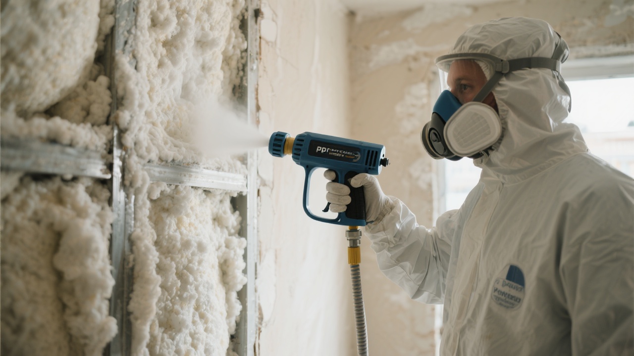 Spray Foam Worker