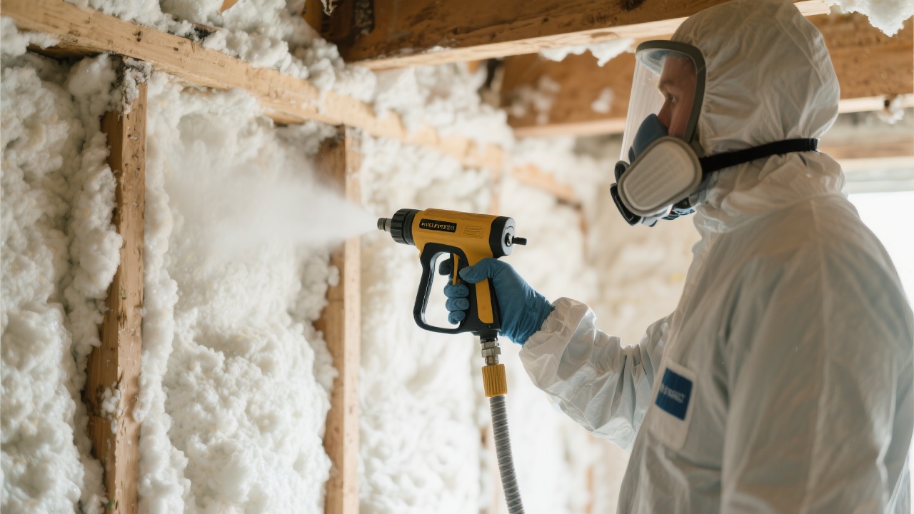 Spray Foam Worker