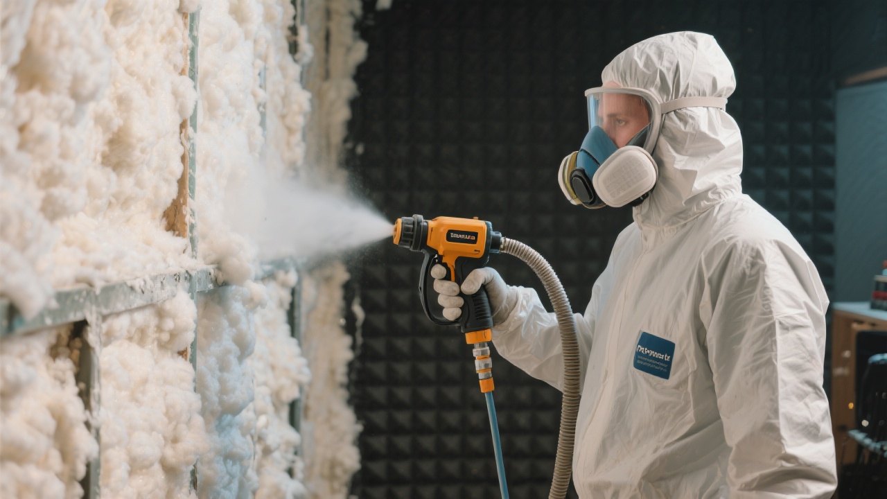 Spray Foam Worker