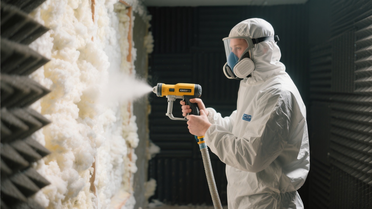 Spray Foam Worker