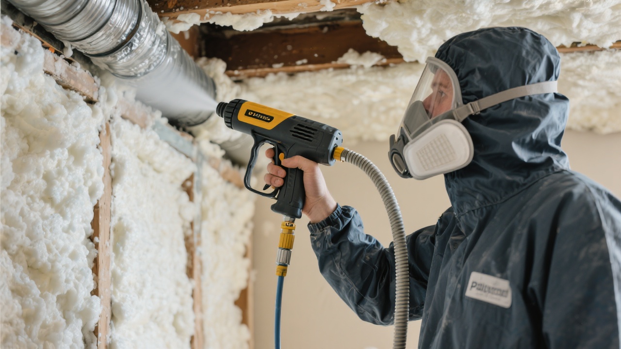 Spray Foam Worker