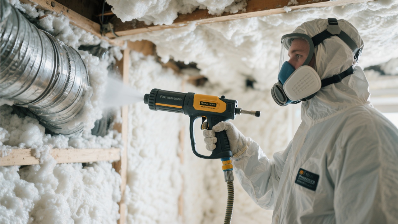 Spray Foam Worker