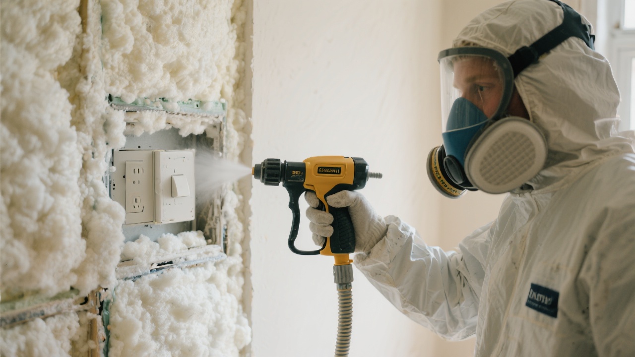 Spray Foam Worker