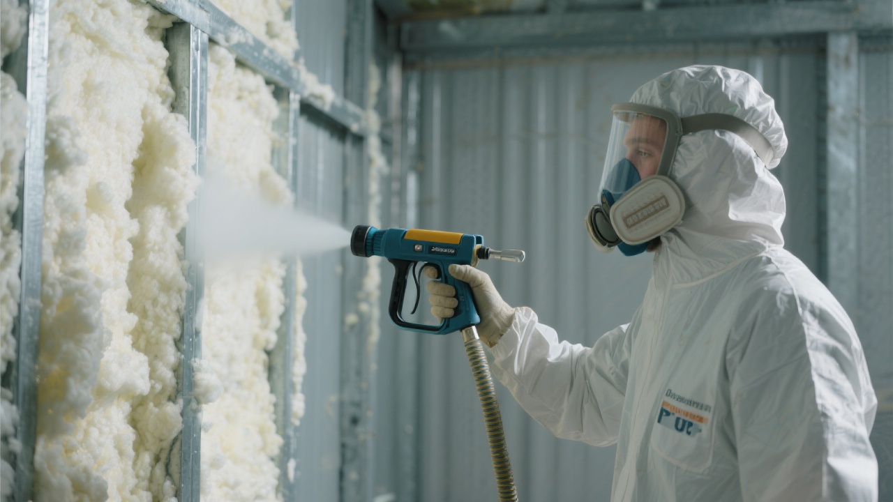Spray Foam Worker