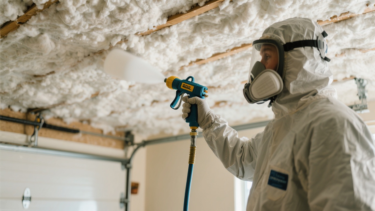 Spray Foam Worker