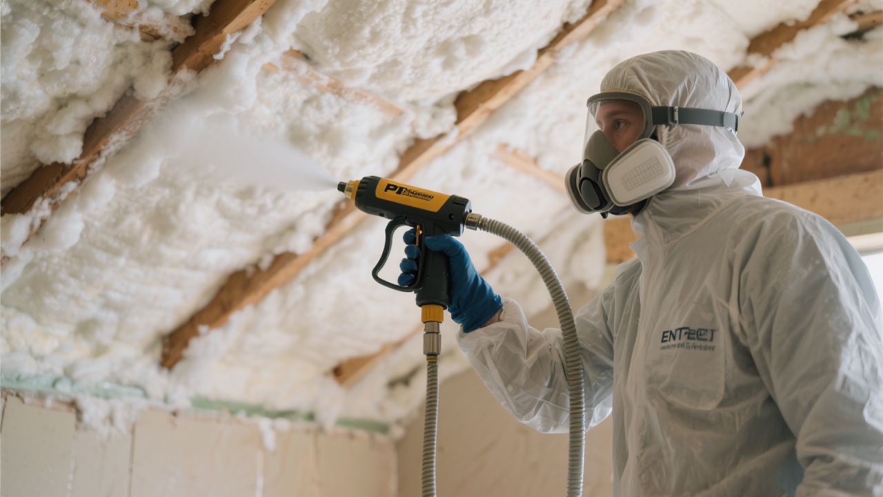 Spray Foam Worker