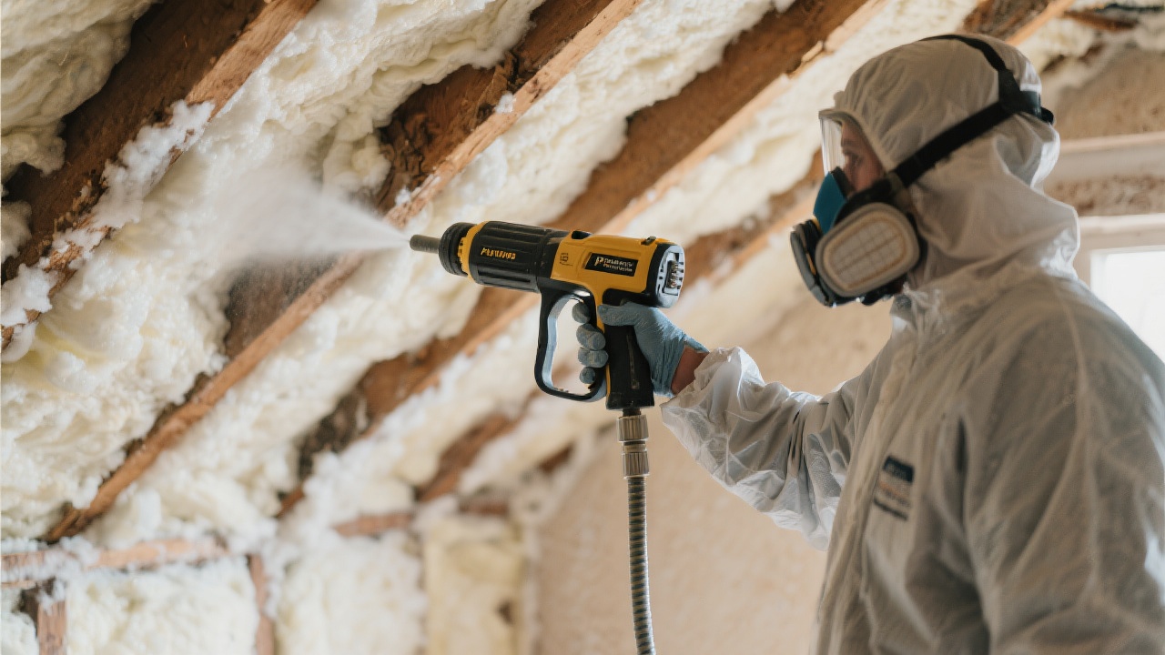 Spray Foam Worker