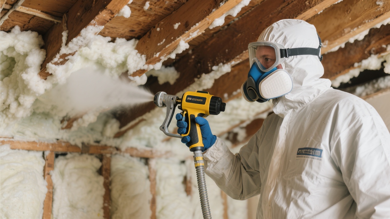Spray Foam Worker