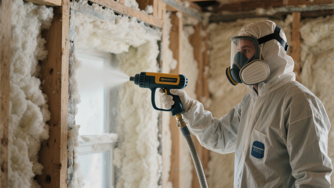 Spray Foam Worker