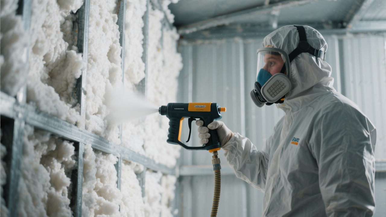 Spray Foam Worker