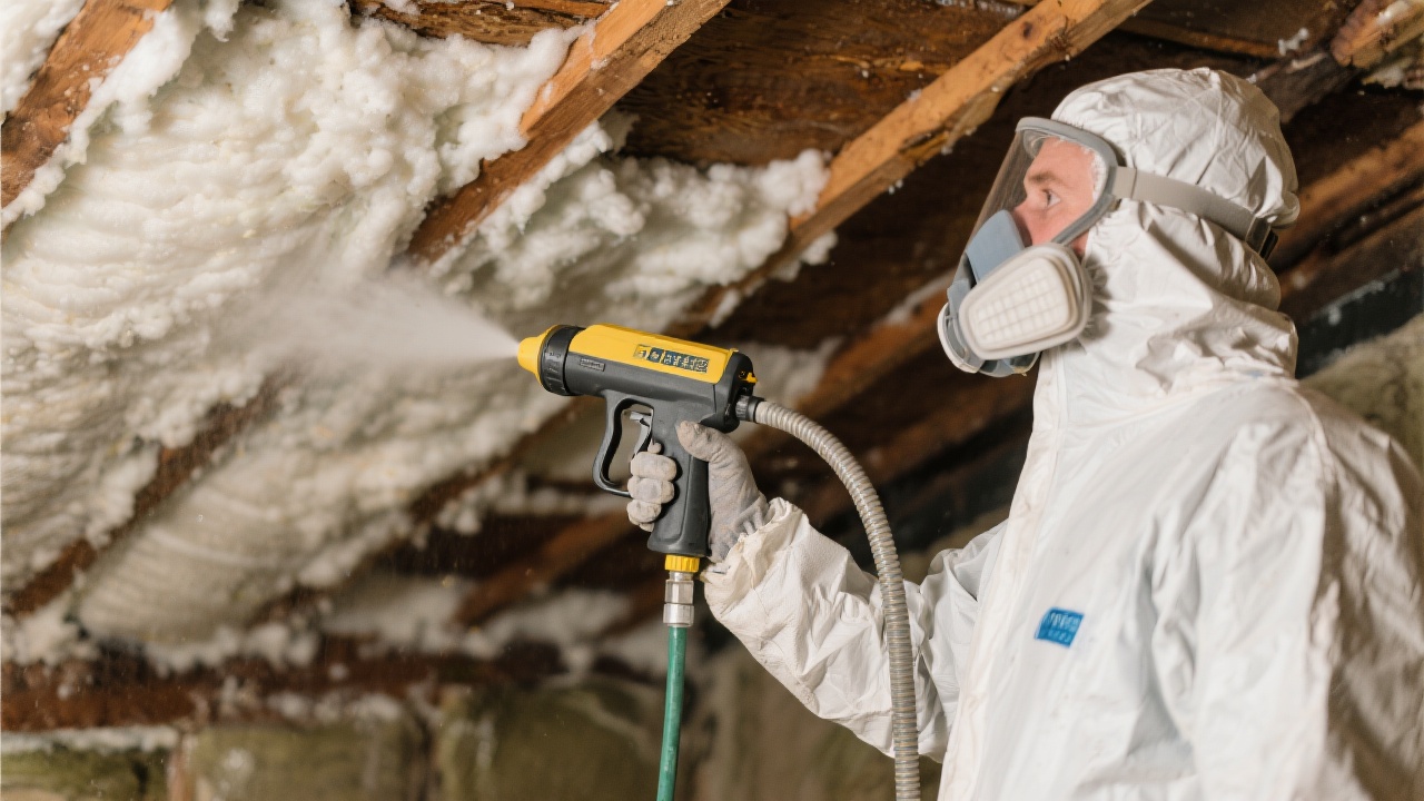 Spray Foam Worker