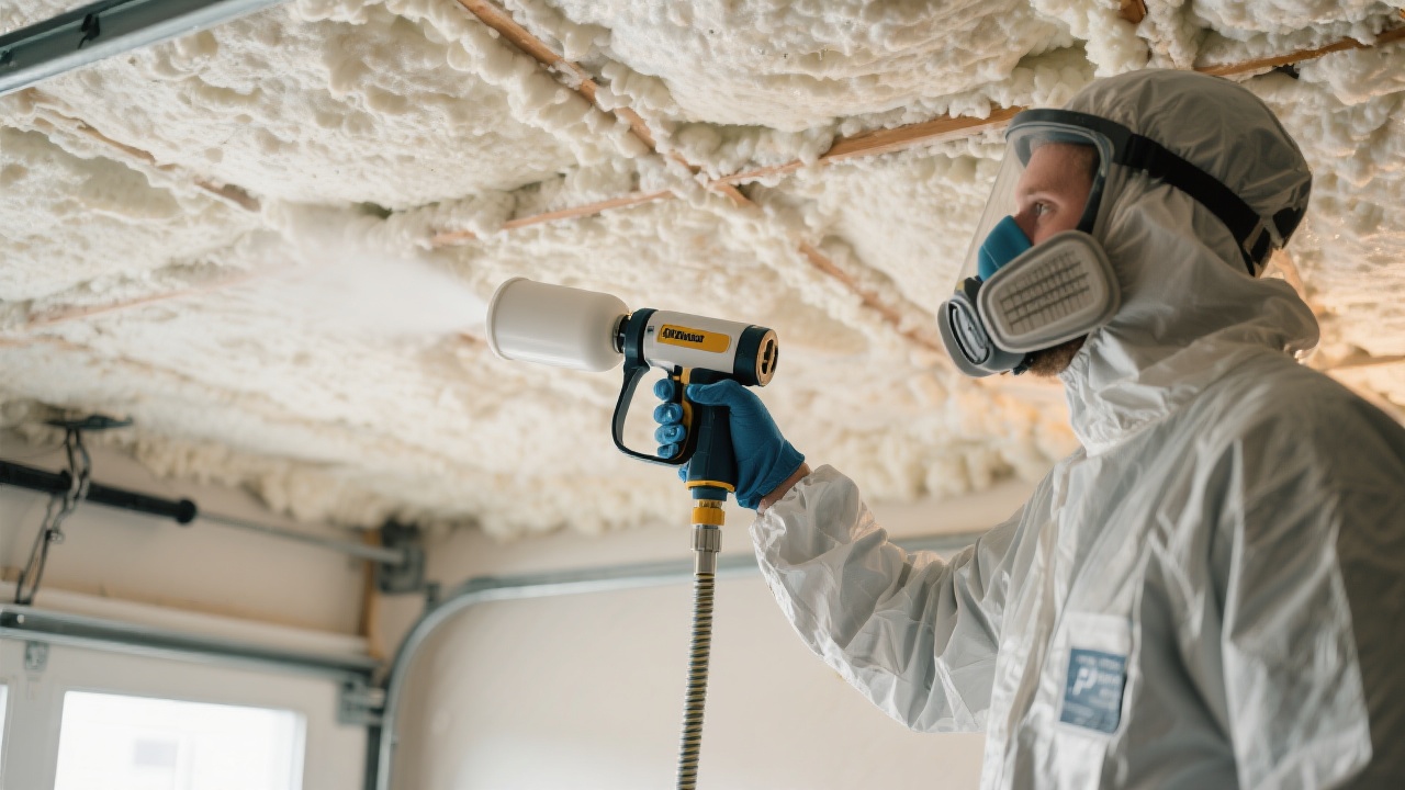 Spray Foam Worker