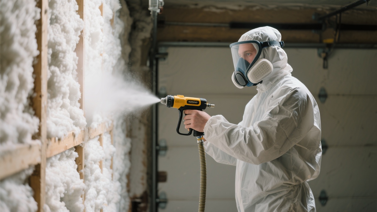 Spray Foam Worker